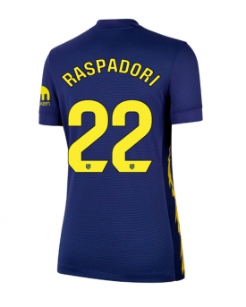 Billige Fotballdrakt Atletico Madrid Giacomo Raspadori #22 Replika Bortedrakt Dame 2025-26 Kortermet Billige Fotballdrakt Atletico Madrid Giacomo Raspadori #22 Replika Bortedrakt Dame 2025-26 Kortermet